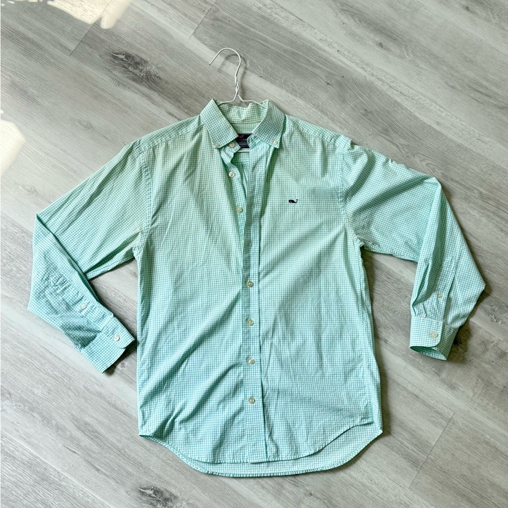 Men's Green Checkered Shirt